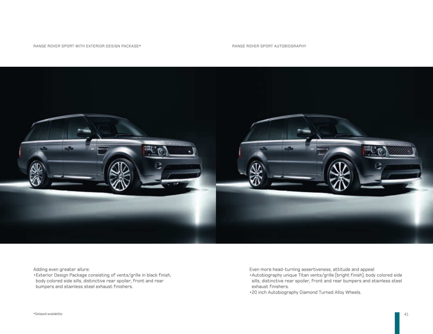 2011 Range Rover Sport Brochure Page 12